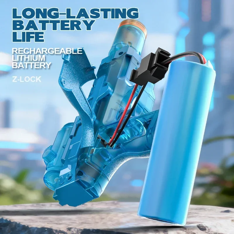 Simulated Firing Children Electric Water Guns Continuous Shooting Automatic Water Blasters Summer Outdoor Beach Pool Kids Toys view 6