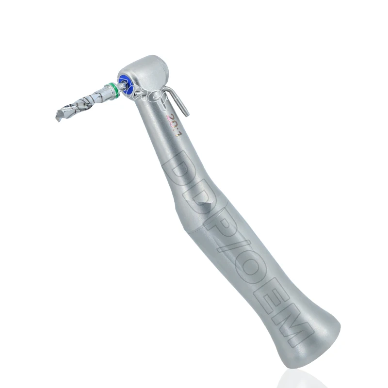 

20:1 stainless steel detachable den tal im plant contra angle low speed handpiece