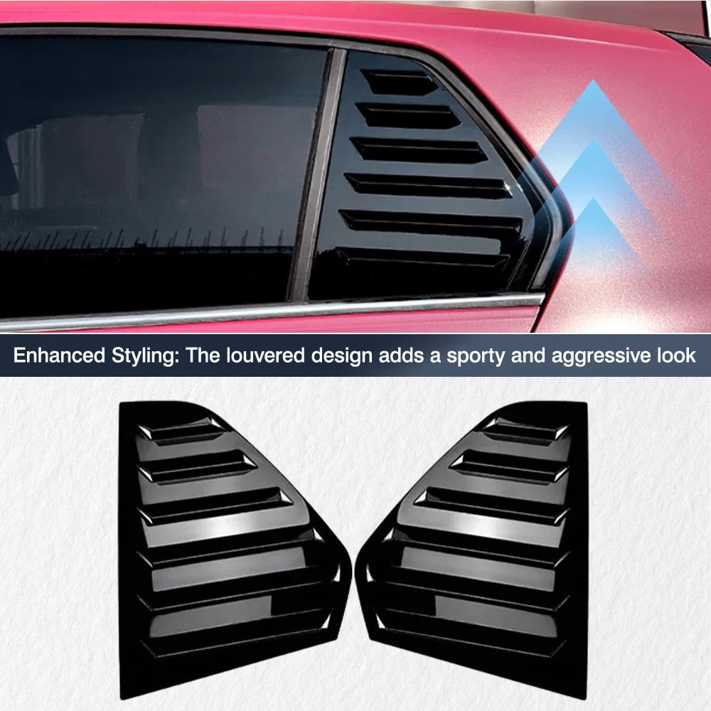 For Volkswagen Golf 8 GTI GTD R R-Line TSI TDI 2020-2024 Rear Window Louver Shutter Trim Left / Right