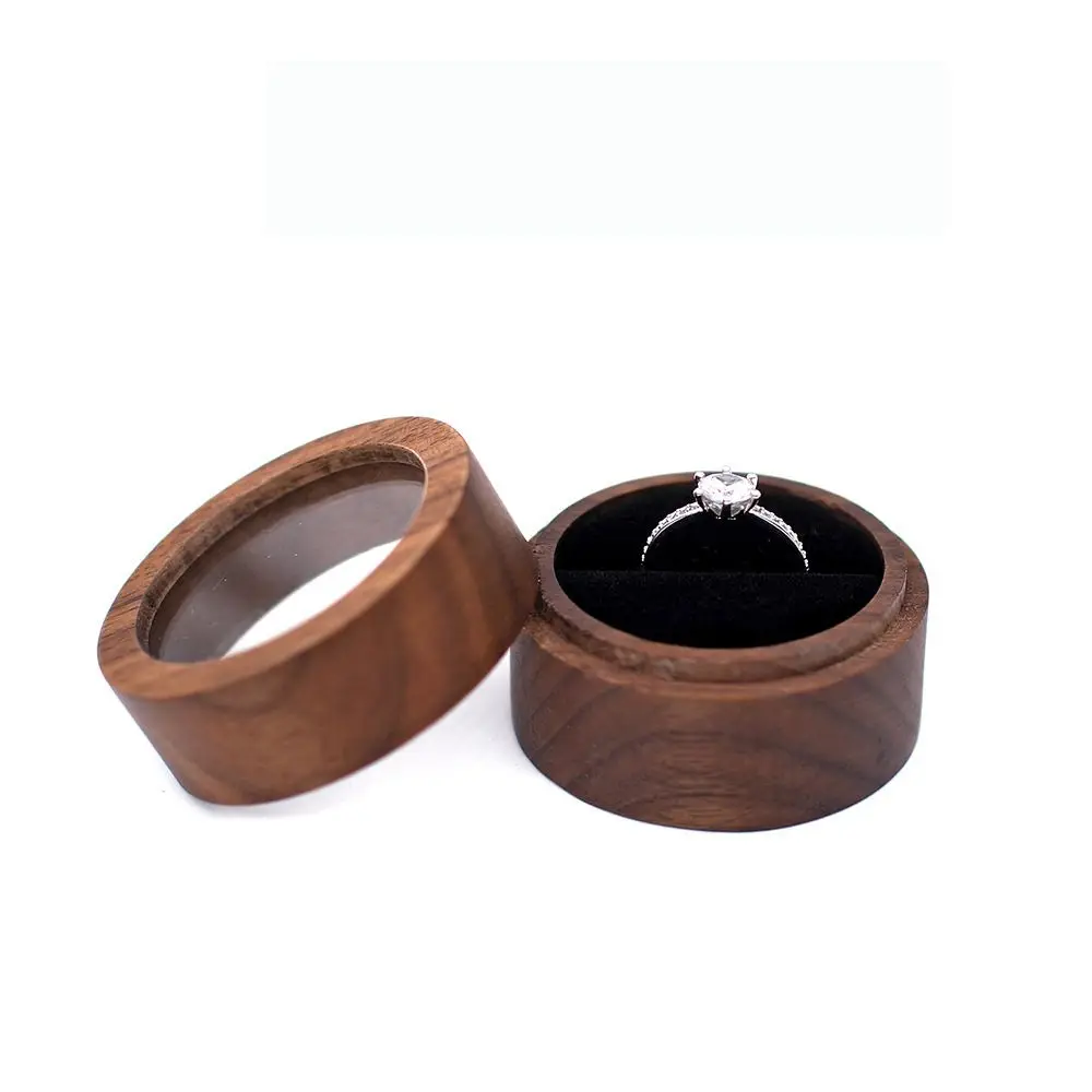 

Slots Rustic Jewelry Box Wedding Earrings Organizer Case Proposal Ring Bearer Box Storage Box Ring Box Presentation Box