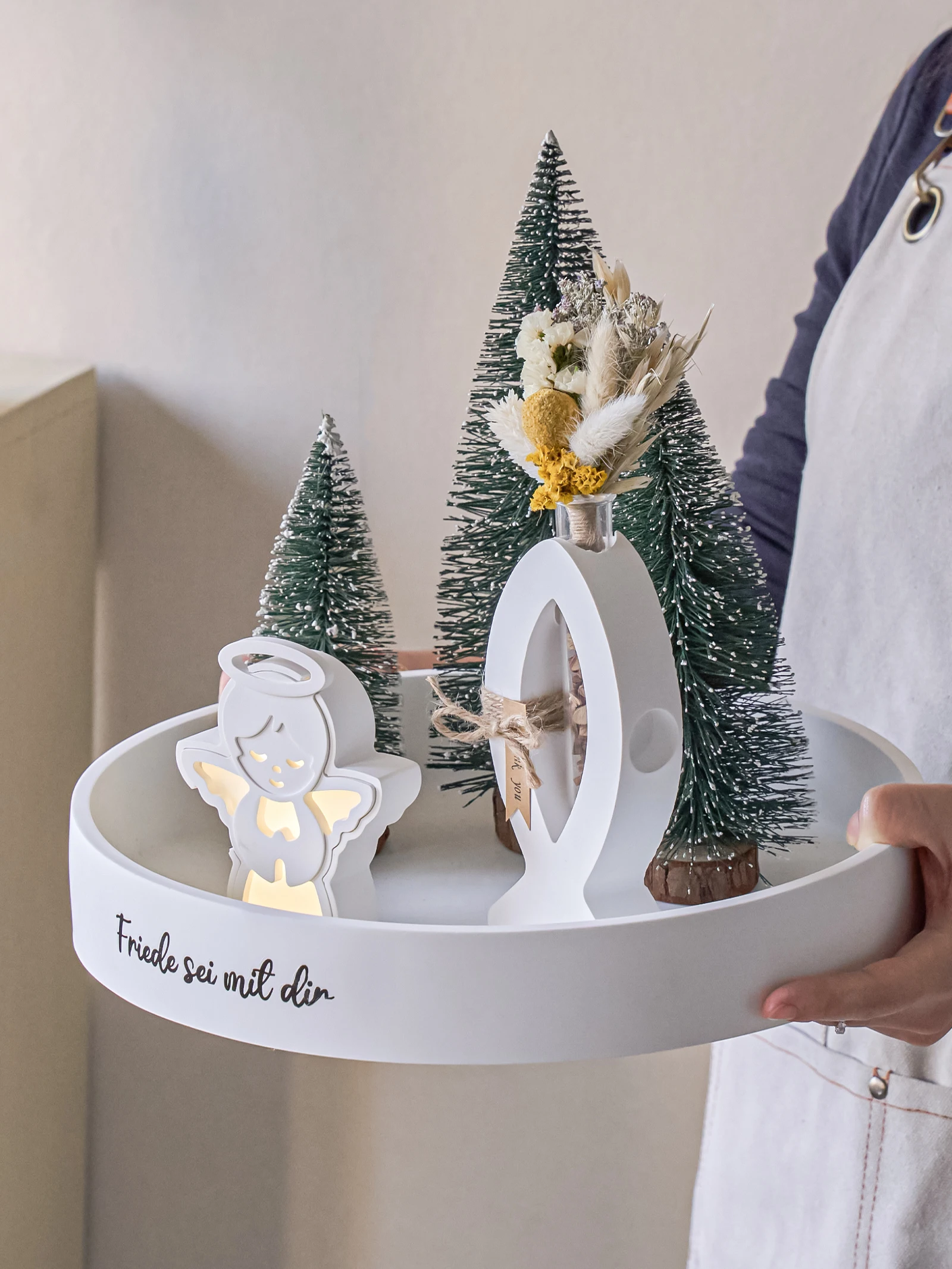 30 سنتيمتر صينية مستديرة كبيرة قالب من السيليكون لتقوم بها بنفسك صينية تخزين الخرسانة قوالب الصب حامل شمعة طبق مزخرف قالب ديكور المنزل