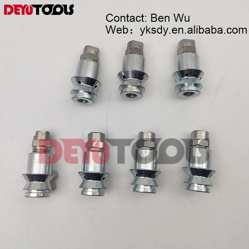 putty mortar sprayer, fireproof, waterproof coating, latex paint Airless grouting screw pump machine gun fan iron nozzle tip view 2