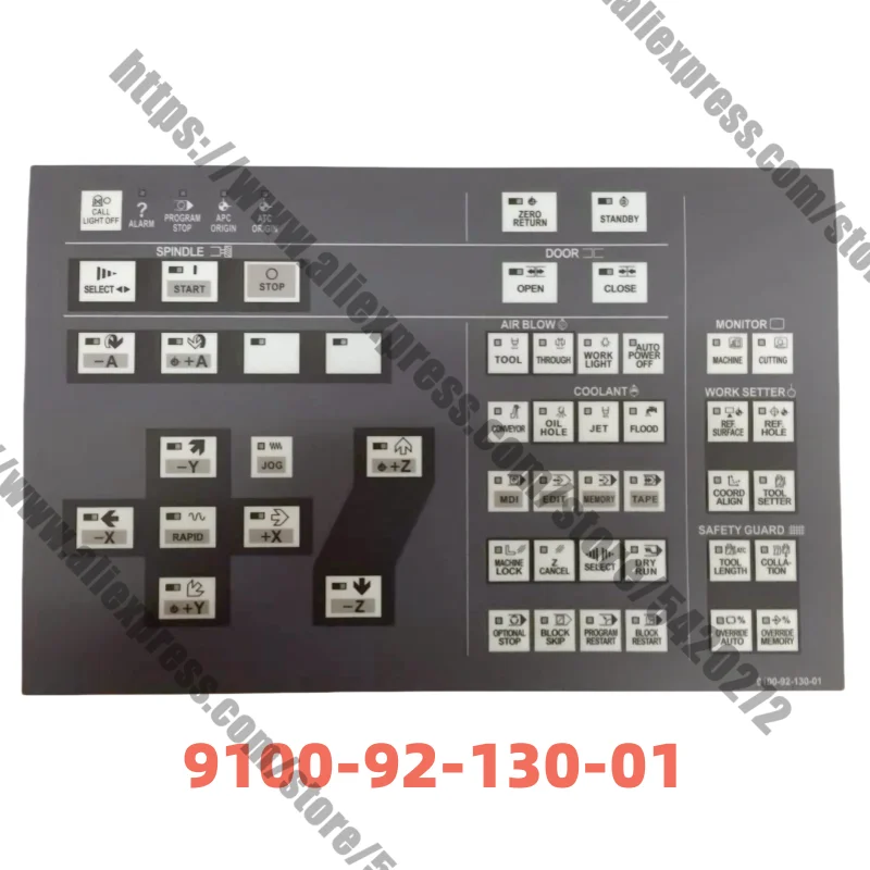 

New 9100-92-130-01 9100-92-102-01 Button Keyboard Film Machining Center VS40/VS50/VS60 Operation Panel