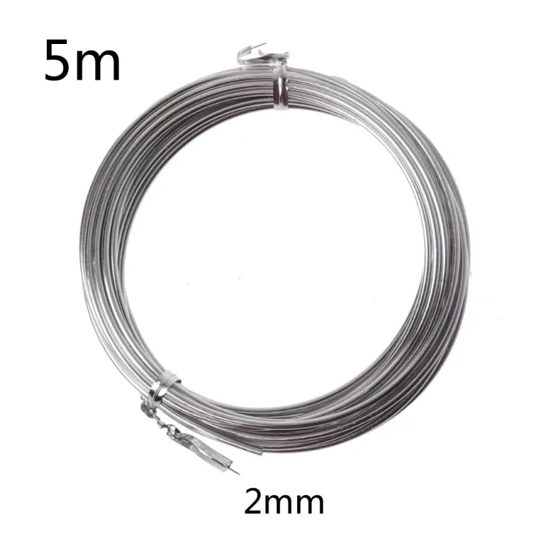 1/1.5/2mm Thickness Metal Anodized Aluminum Wire for  DIY Crafts Jewelry Making