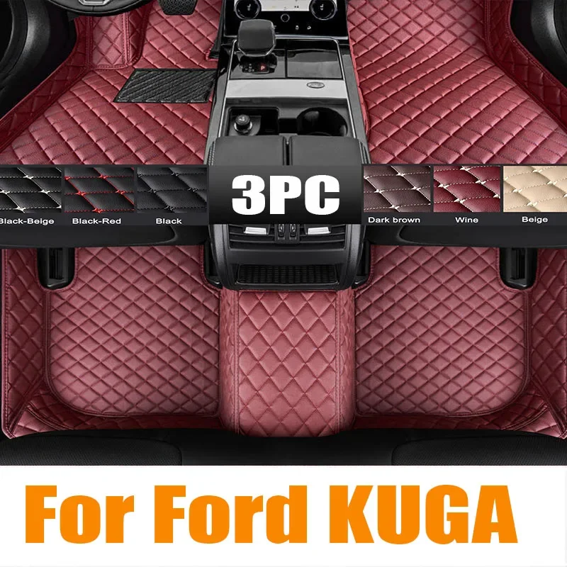 

Изготовленные на заказ автомобильные коврики TPE для Ford KUGA 2013 2014 2015 2016 2017 2018 2019 2020, водонепроницаемые автомобильные аксессуары, внутренний ковер 0601