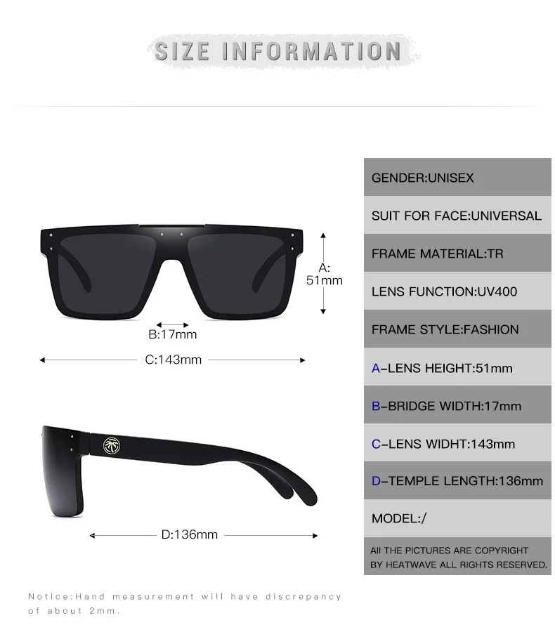 heat wave best-selling fashionglasses cycling goggles high-quality real film outdoor sports polarized sunglasses HW03 eyewear