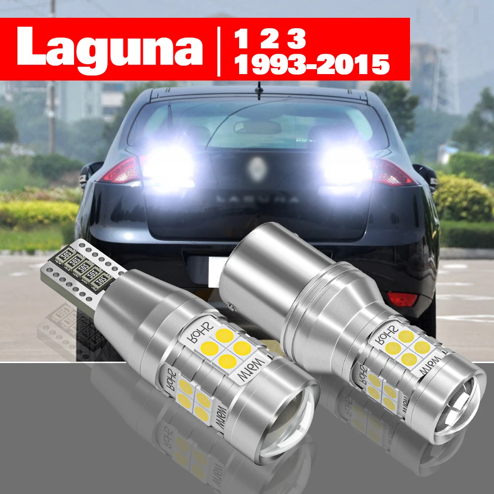 

For Renault Laguna 1 2 3 Coupe 1993-2015 2pcs LED Reverse Light Backup Lamp Accessories 2007 2008 2009 2010 2011 2012 2013 2014