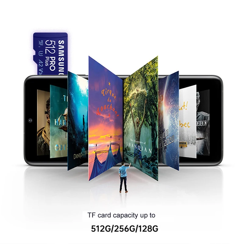 Карта памяти SAMSUNG PROPlus microSDXC 128 ГБ 256 ГБ 512 ГБ TF-карты U3 A2 V30 4K UHS-I для телефона/камеры/экшн-камеры/дрона