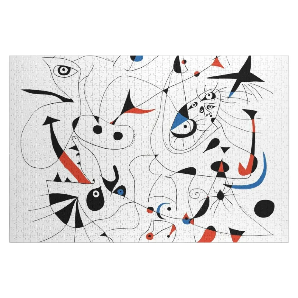 

Joan Mirò #5 Jigsaw Puzzle Wood Adults Personalized For Kids Puzzle