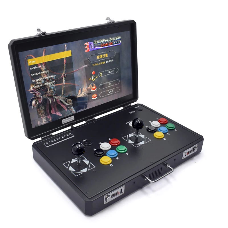 18,5 Zoll LCD Pandora Spiele box H3 Arcade-Konsole, doppelte Joystick-Taste, Leiterplatte, Retro-Video tisch, Bartop-Maschine