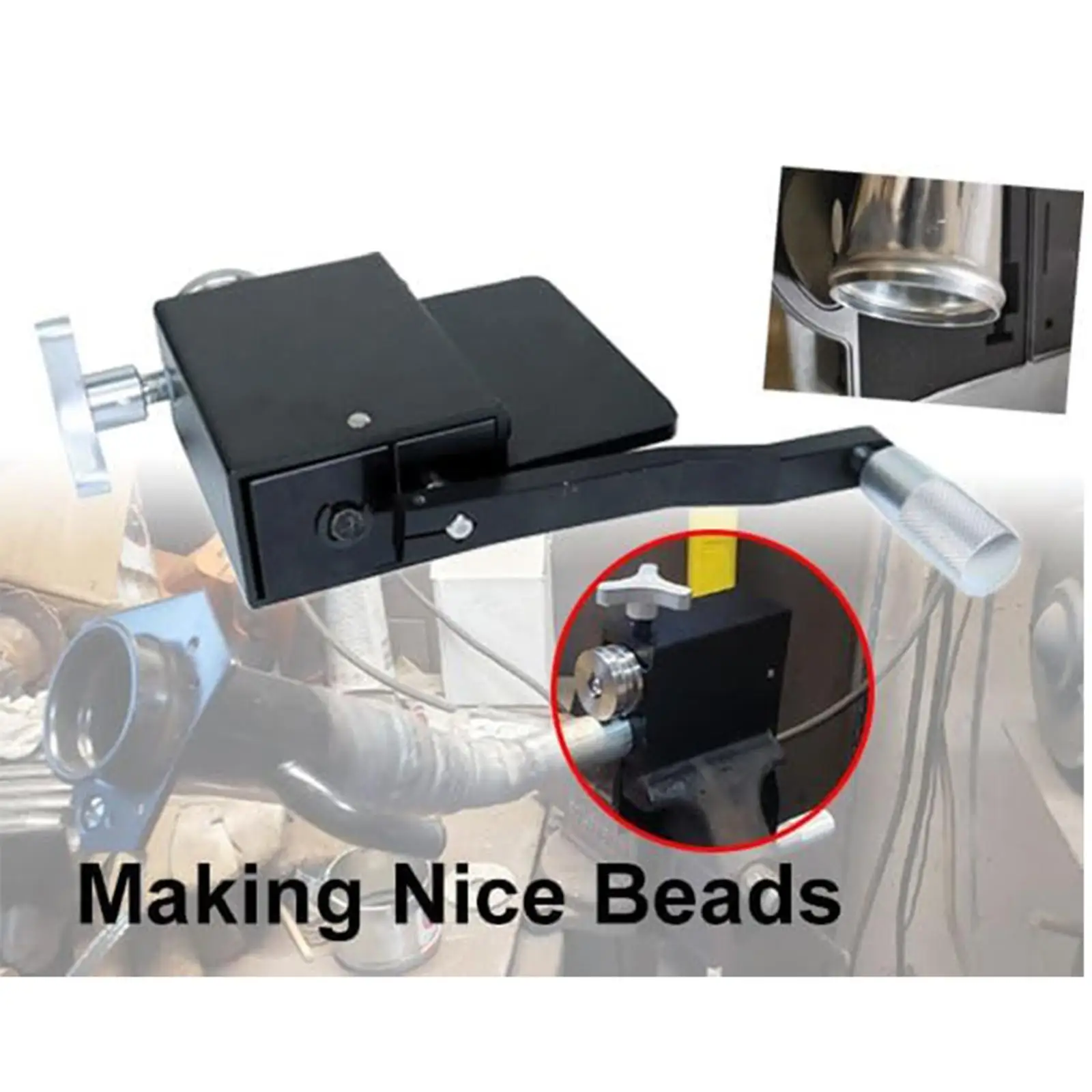 Multifunction Tubing Beader Manual Metal Pipe Bead Roller Tool for Custom Fabrication and Vehicle Repair