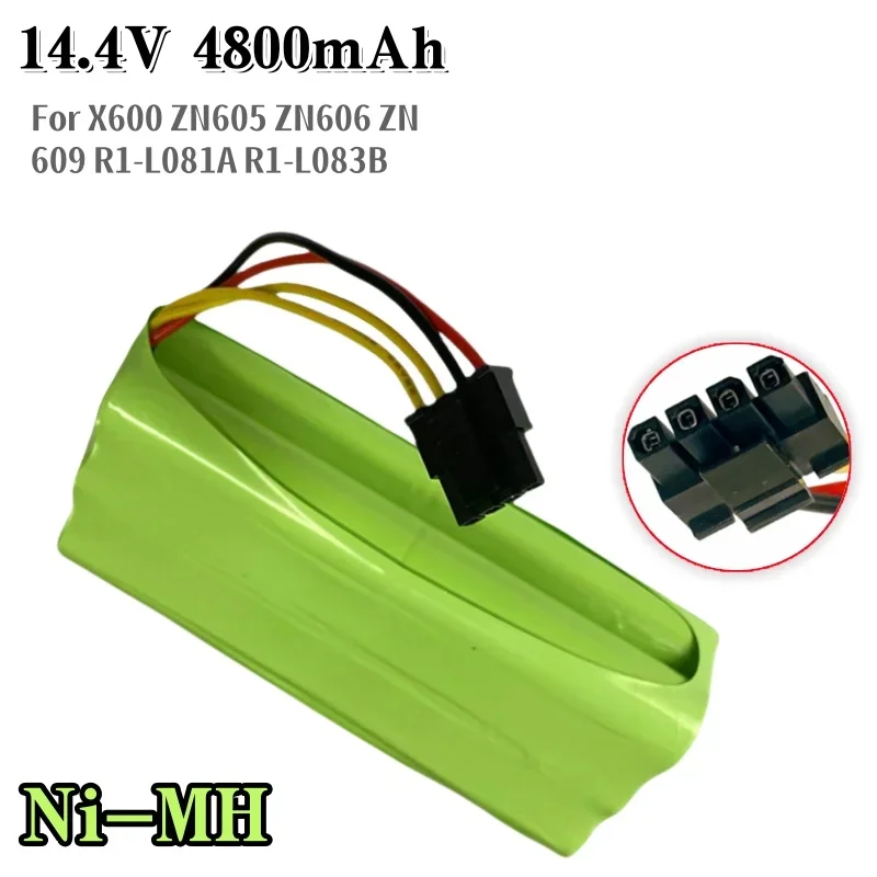 AIMJIN 14.4V 4800mAh Robot Battery for Ursus Trotter UT-EXCELLENZA Robotica Vacuum Cleaner