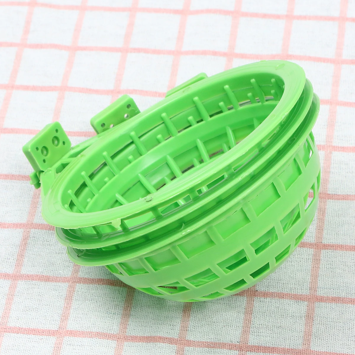 

3pcs Parrot Nest Plastic Bird Nest Durable Washable Cage Accessories Birds Supplies Sand Base Claw Protection Green