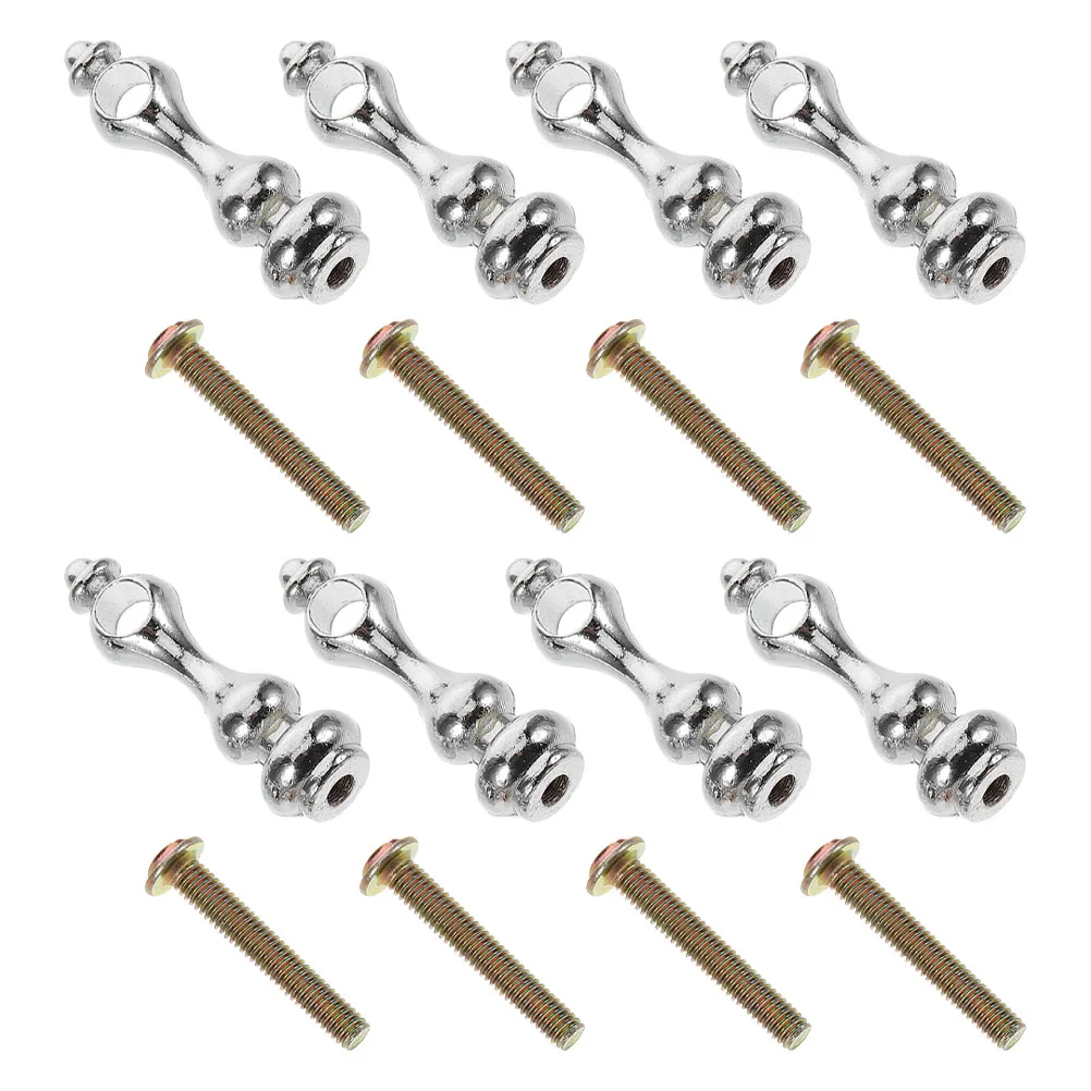 

8pcs Fence Accessories Connector for Furniture Cabinet Railing Post Cap Deck End Gallery Brackets Dining Car Countertop