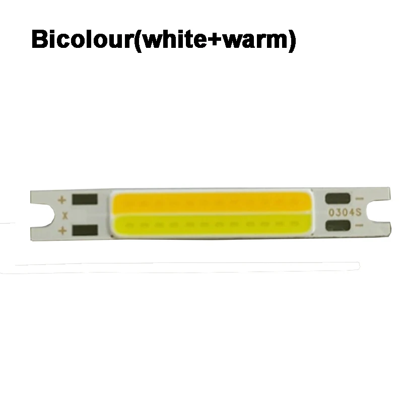 Input 260mA 3W - 7W Warm White 4000K LED COB Light Bar with 50mm 7mm Base