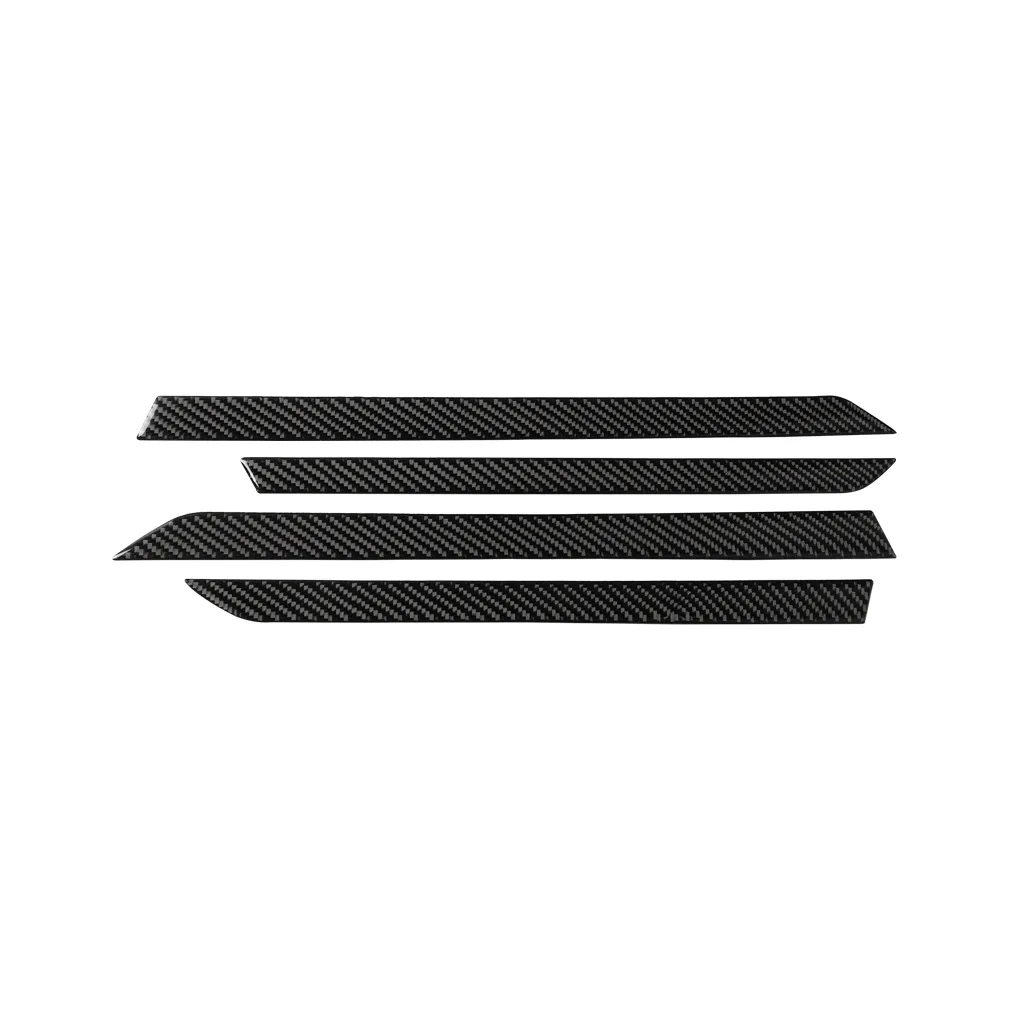 Car Carbon Fiber Window Door Panel Strips Cover Protective Trim for Honda Civic 10th Gen 2016 2017 2018 2019 Interior Stickers