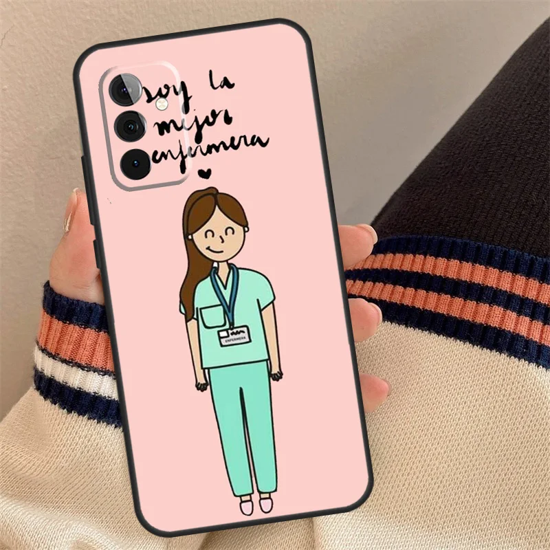 Doctor Nurse Medical Health Cover For Samsung Galaxy A12 A13 A14 A54 A53 A52 A34 A33 A32 A24 A23 A22 A51 A71 Phone Case