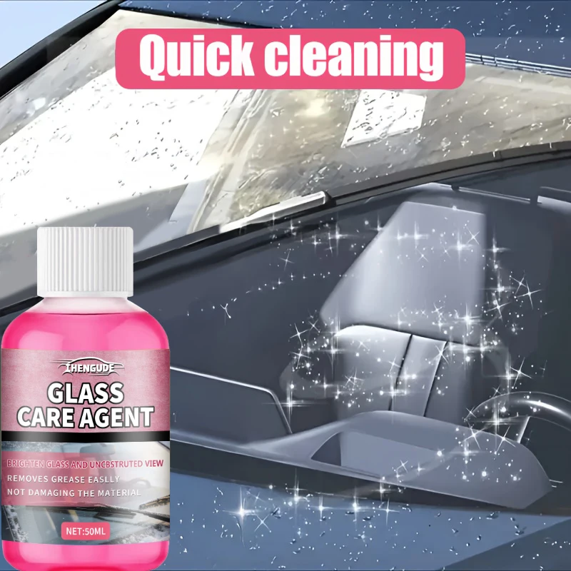 Winter Car Glass Oil Film Cleaner, Non-Freezing at Minus 40 Degrees, Windshield Wiper Fluid, Waterproof Coating, No Need to Dilute with Water, Easy to Use, Suitable for Windshields, Car Windows, Rearview Mirrors, Quick Cleaning Solution, No Dilution Formula, Durable Coating, Waterproof Formula, Antifreeze Cleaner, for Users in Cold Climates, Car Maintenance