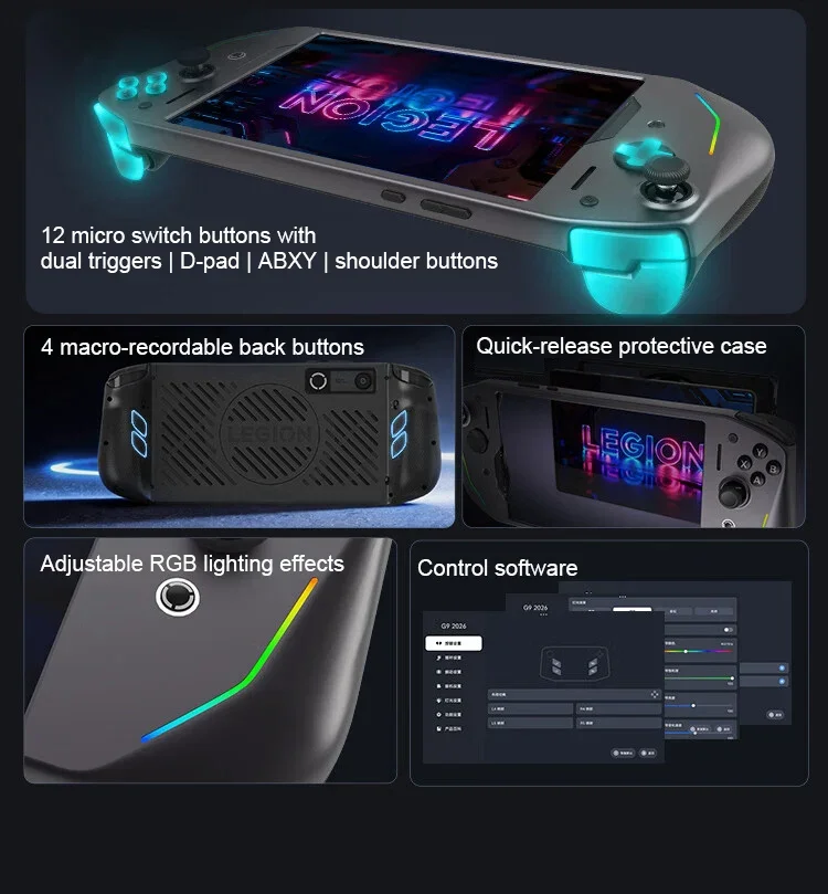 Lenovo LEGION Y700 ゲームパッド G9 ハンドヘルドコントローラー