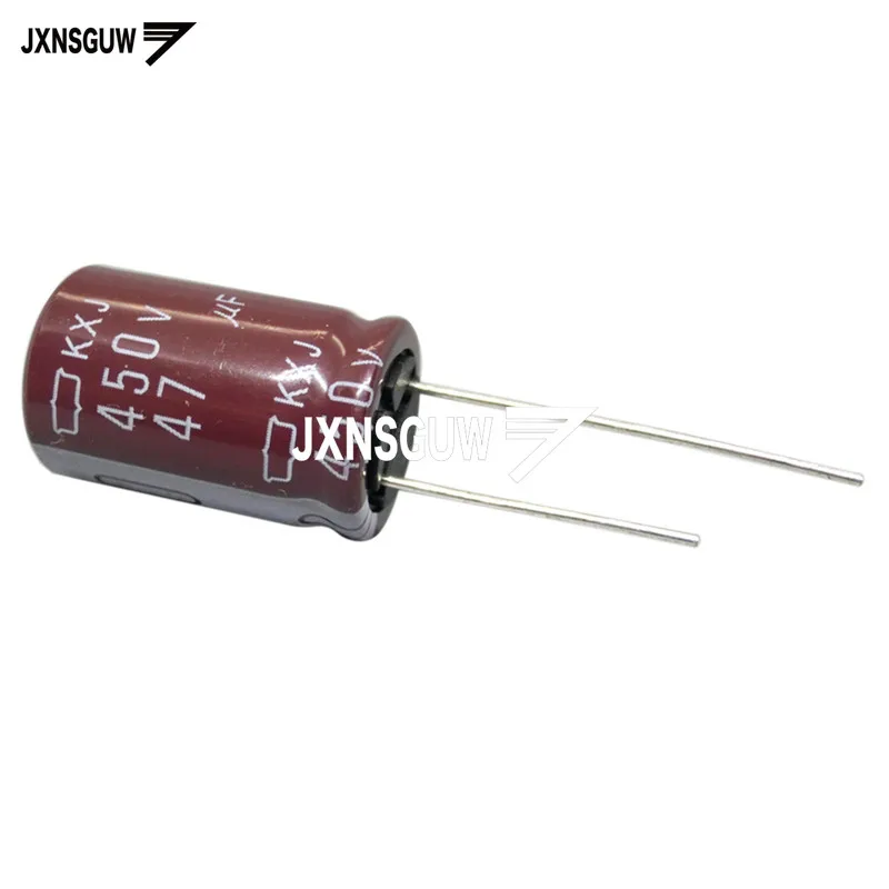 

10PCS NIPPON KXJ 450V47UF 16X25MM NCC High Frequency Long Life 47UF/450V CHEMI-CON 47uF 450V Aluminum Electrolytic Capacitor