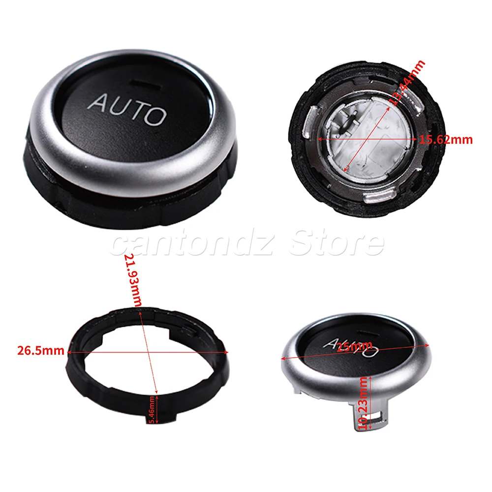 For BMW F10 F07 F02 Air Conditioner A/C Rotation Climate Control Knob Button With AUTO Words For BMW 5 6 7 Series 61319393931