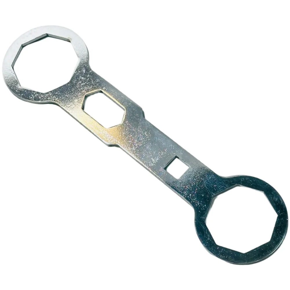 1Pc Motorcycle Front Shock Absorber Removal Wrench 65 Manganese Steel For Streamlined Motorcycle Servicing Repairing Hand Tool