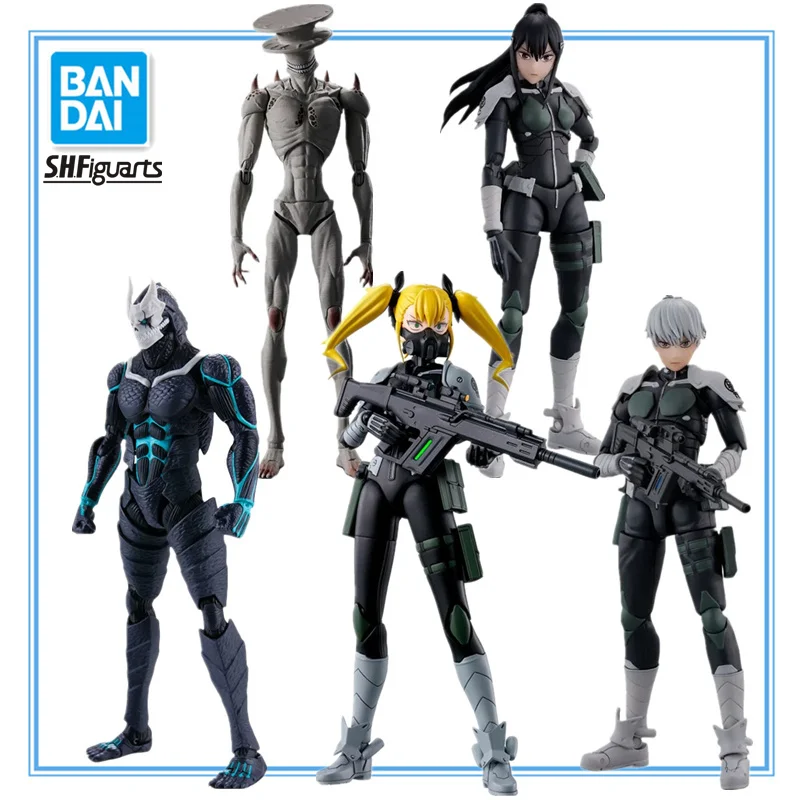 

In Stock Bandai Original SHF S.H.Figuarts Kaiju No.8 Anime Figure Reno Ichikawa MINA ASHIRO Action Figure Toys for Kids Gifts