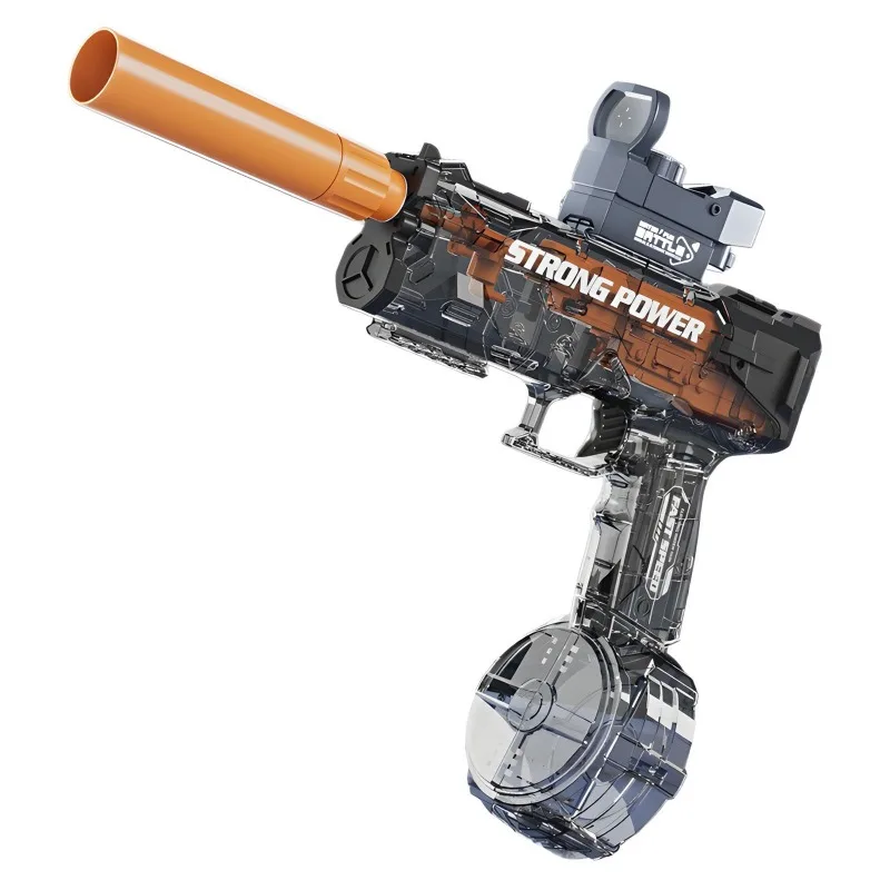 Pistola de agua eléctrica de alta presión, juguetes, pulverización continua completamente automática para piscina de verano, juego de playa, perfecto para parques de atracciones