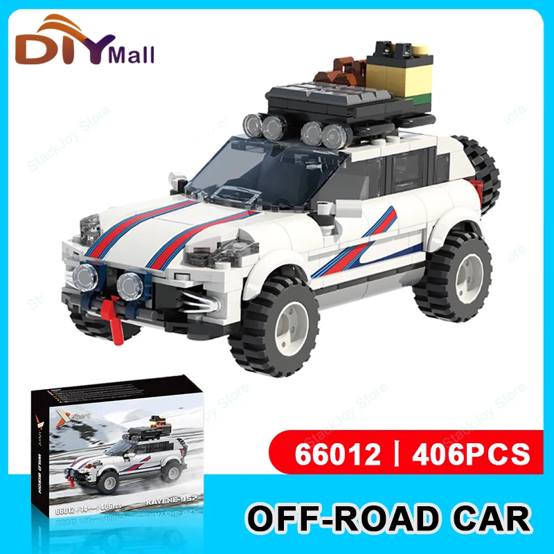 

406PCS Off-Road Traveler SUV Building Blocks DIY Adventure Vehicle MOC Creative Brick Set STEM Toy Desktop Display for Kid Adult