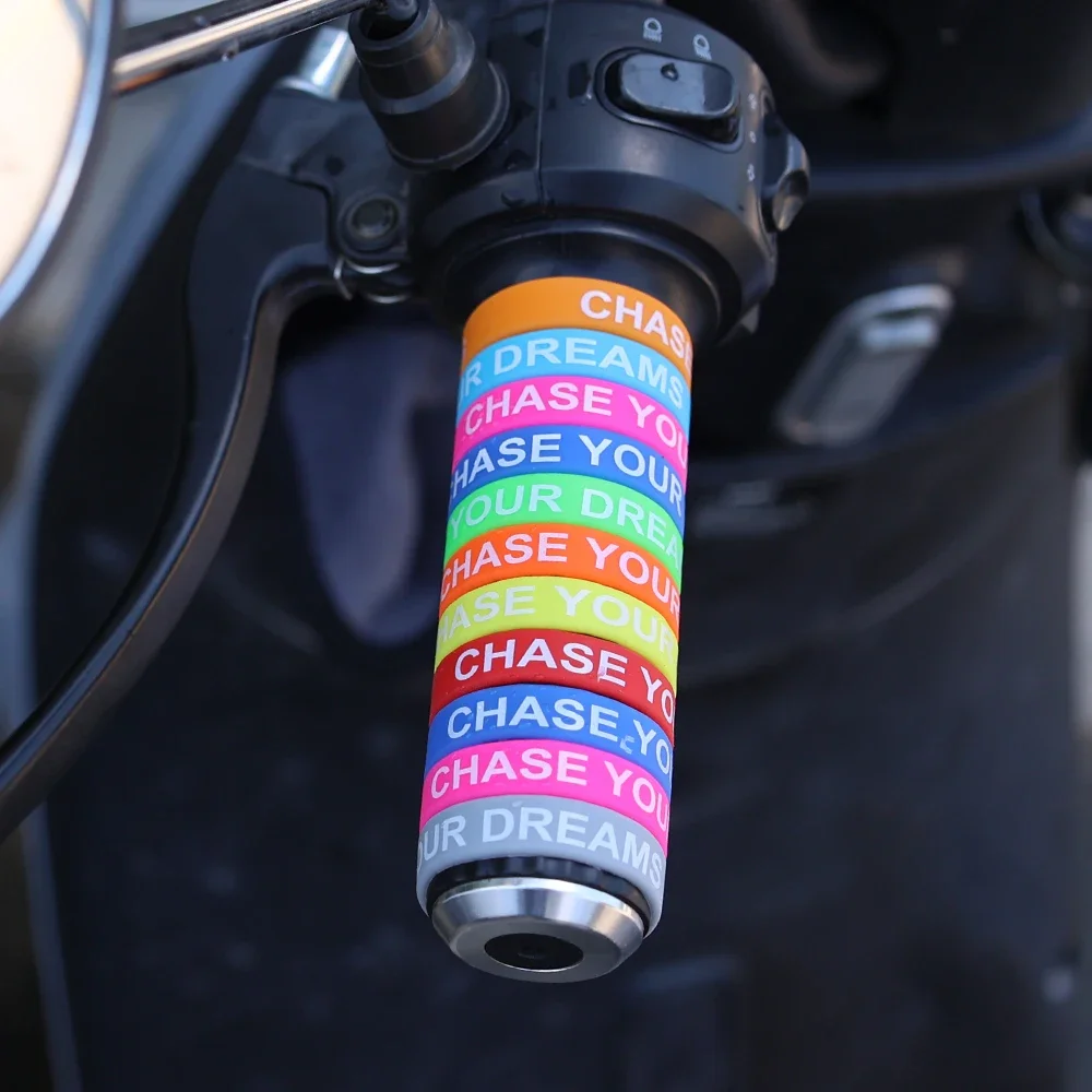 Motorcycles Handlebar Anti Slip O-Rings DIY Colorful Silicone Handle Grip Cover Fishing Rod Handle Anti-skid Decor Band 30mm - view 2