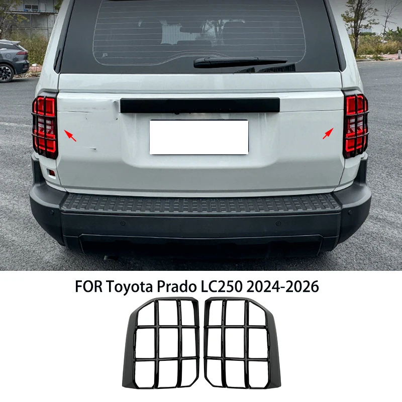 

Car accessories FIT FOR Toyota Land Cruiser Prado LC250 2024-2026 ABS Taillight cover modification protective cover
