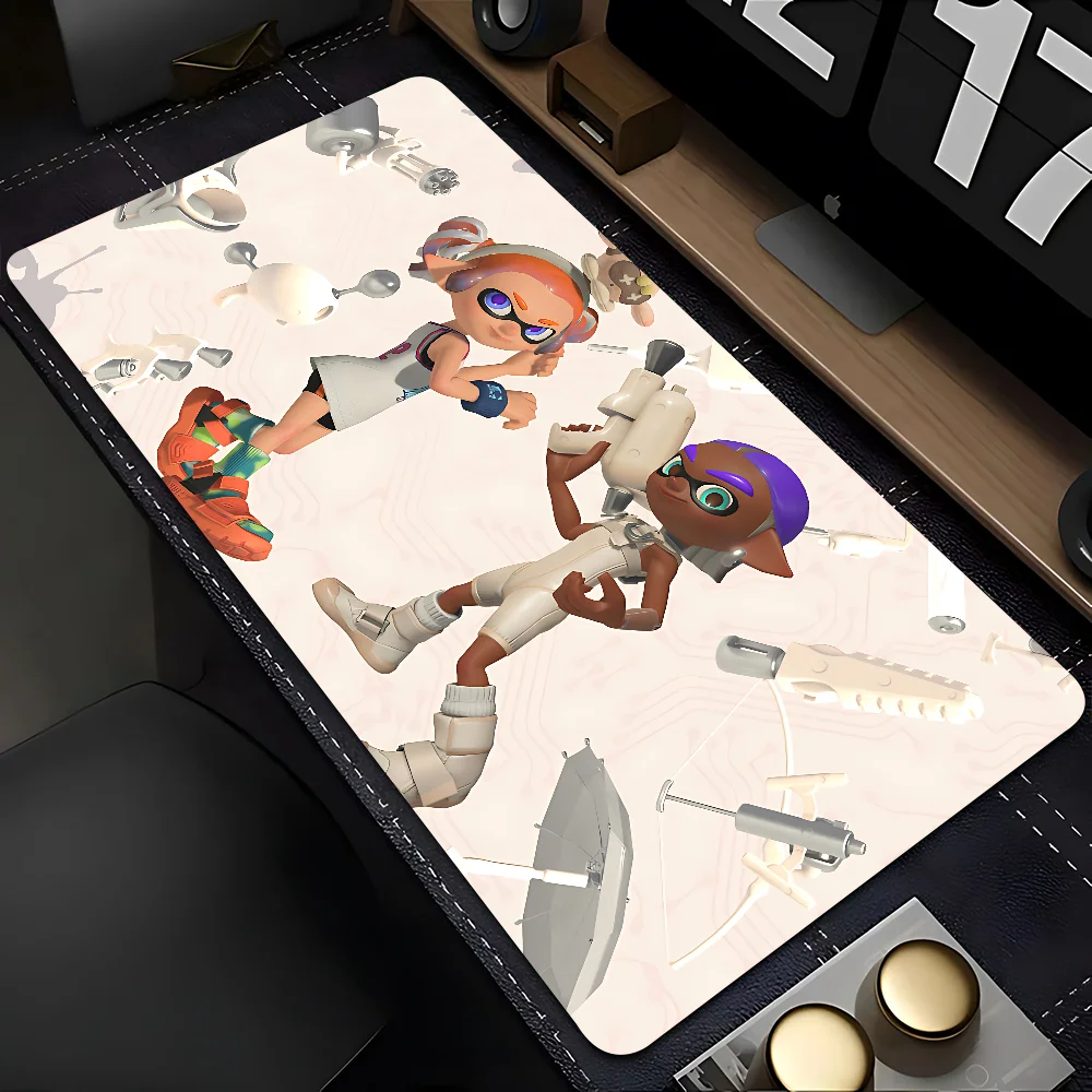 Game S-Splatoon 3-Side-s-Orders Cool Mousepad Mouse Pad Laptop Gaming Accessories Mousepad Large Desk Mat Computer Gamer Keyboar