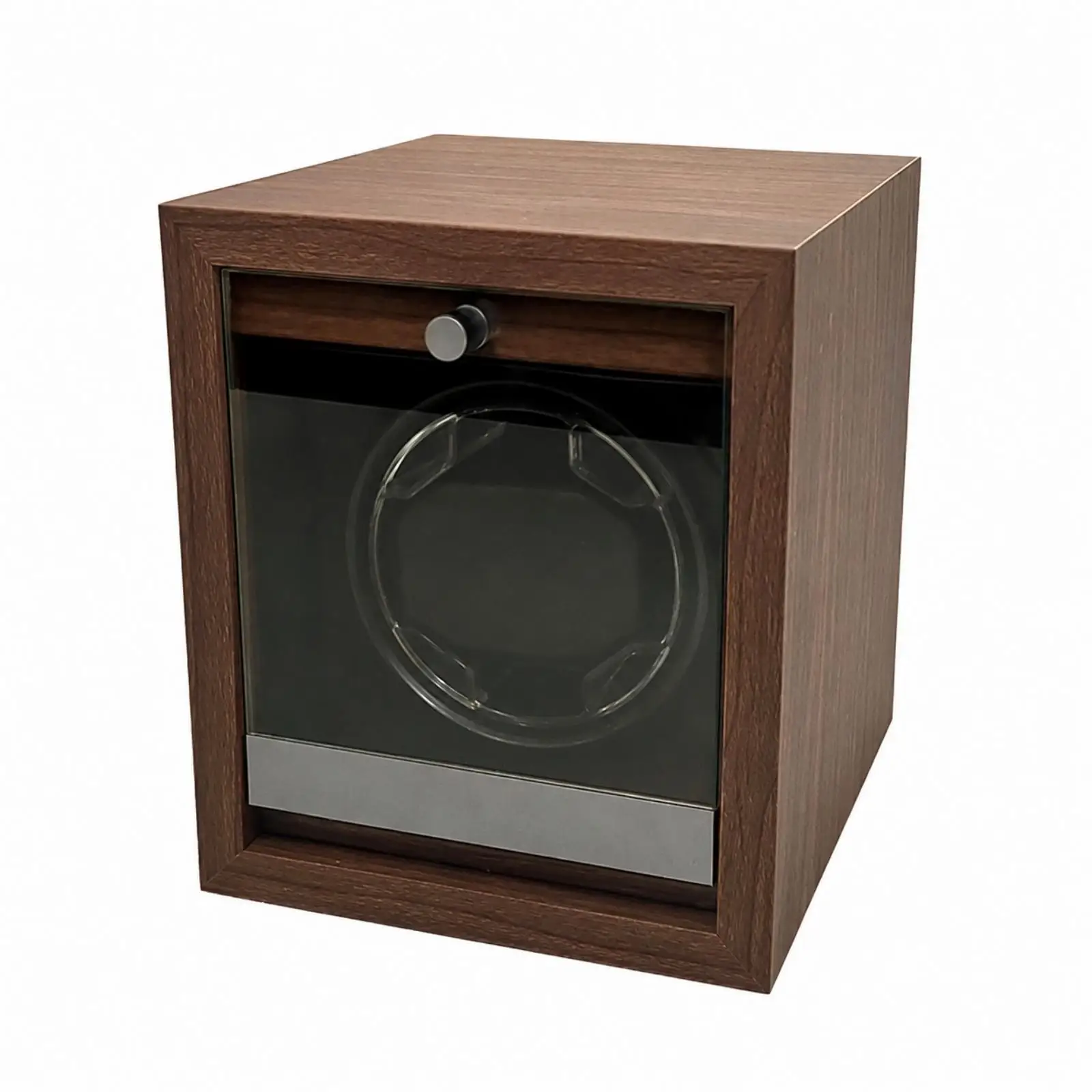 Electric Watch Winder for Mechanical Watches Wooden Tabletop Rotator Box with Memory Foam Pillow and USB Power