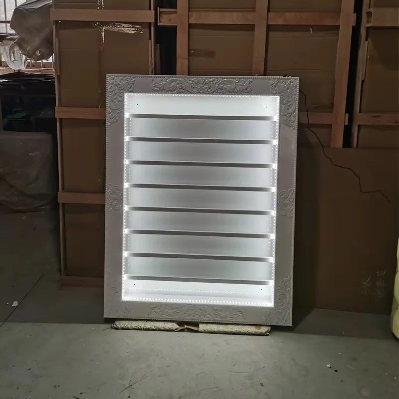 Shalon nail set display stand with LED lights