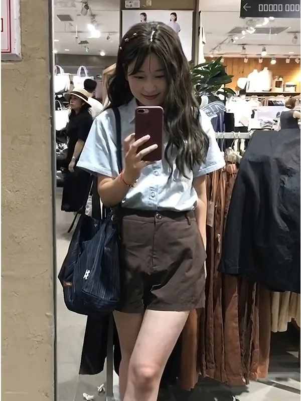 

Женские брюки больших размеров в американском ретро-стиле, коричневые, повседневные, с высокой талией, прямого кроя, для работы и отдыха, летние, модные