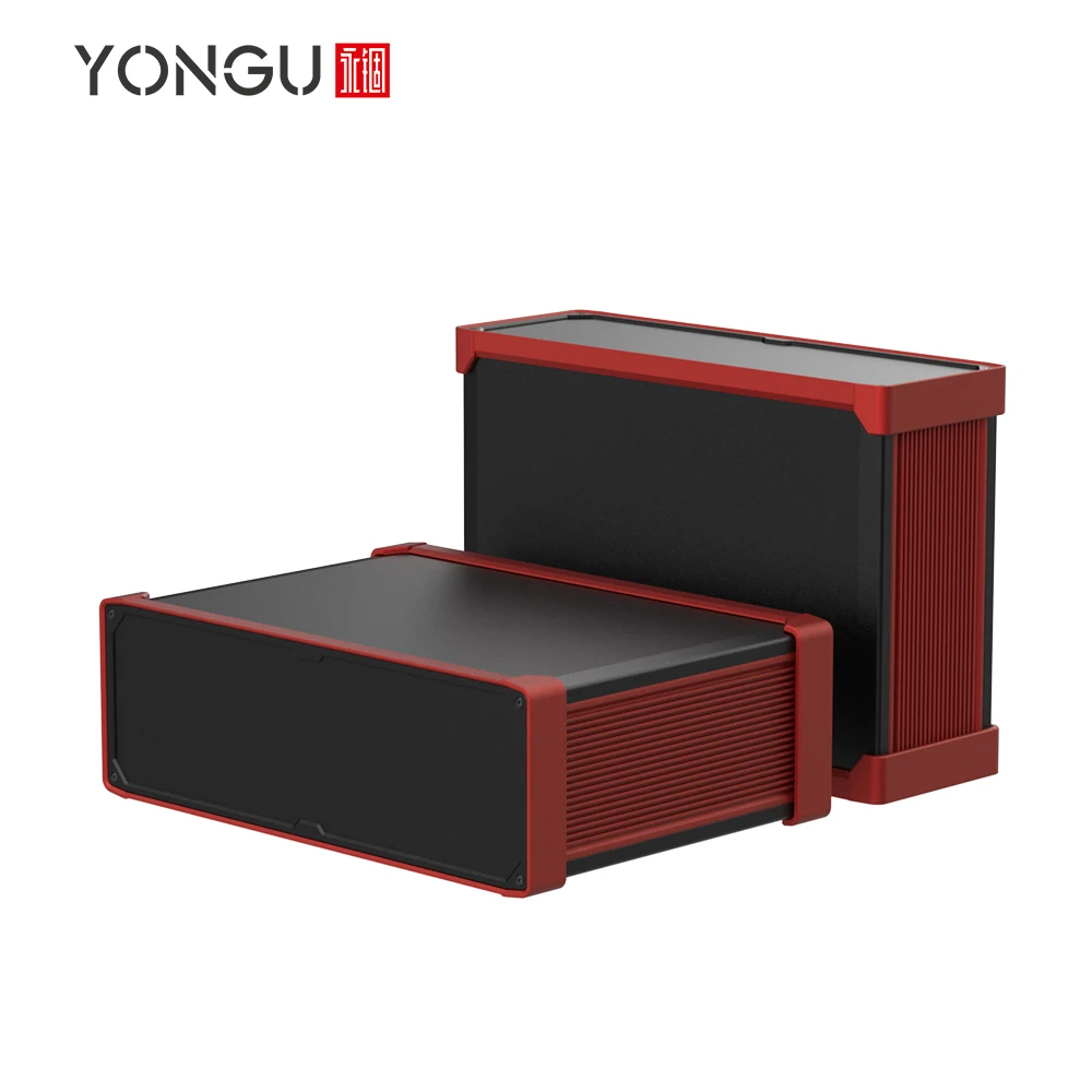 

Yonggu Oem Custom Aluminium Sheet Metal Case Fabrication Equipment Enclosure Optional Handles 115H Aluminum Computer Chassis