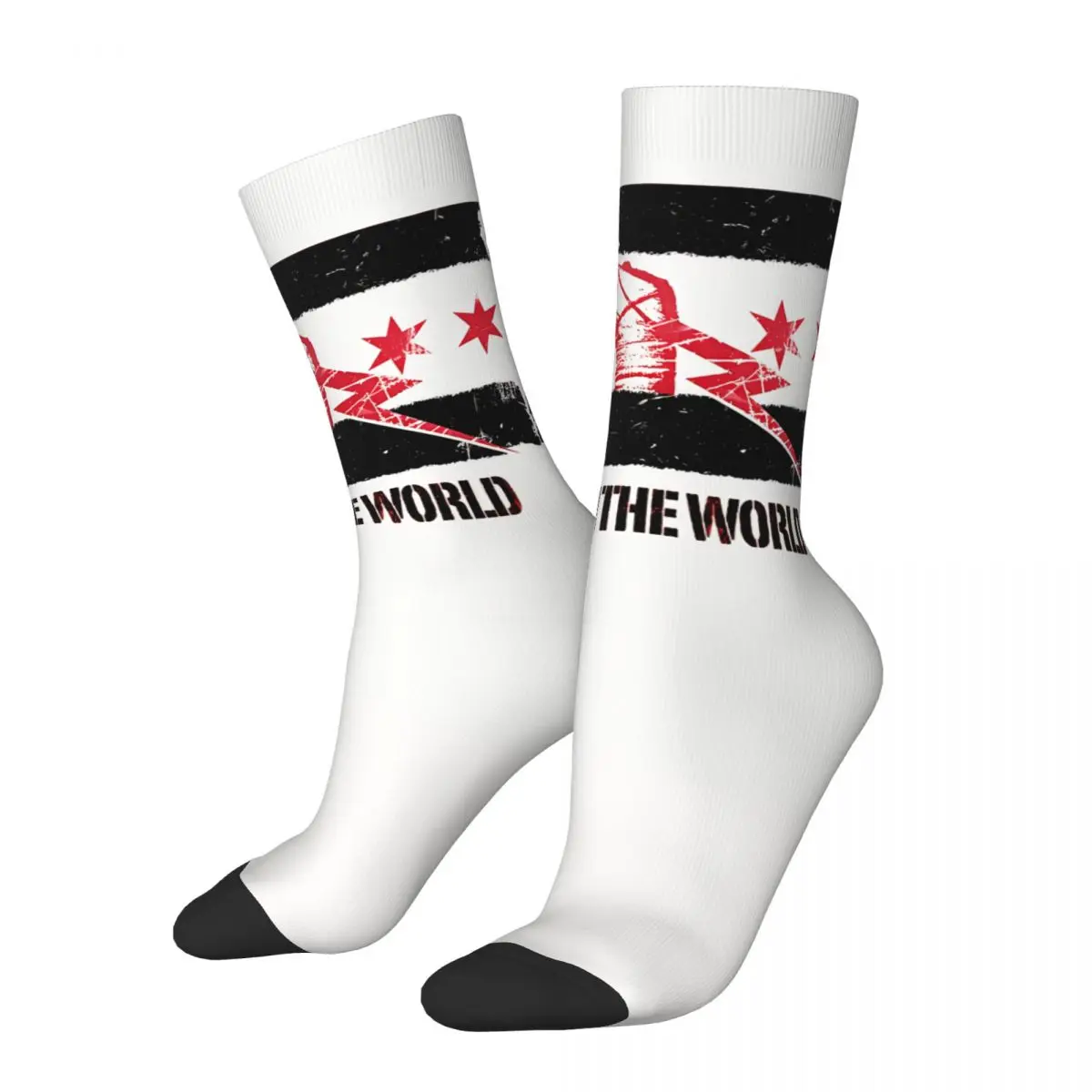 Cm Punk Men Women Socks Outdoor Novelty Spring Summer Autumn Winter Stockings Gift