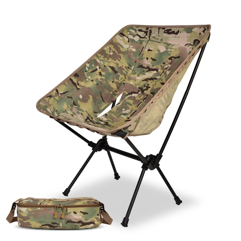 Modern Breathable Portable Aluminum Alloy Outdoor Folding Chair for Fishing Beach Leisure & Camping Use