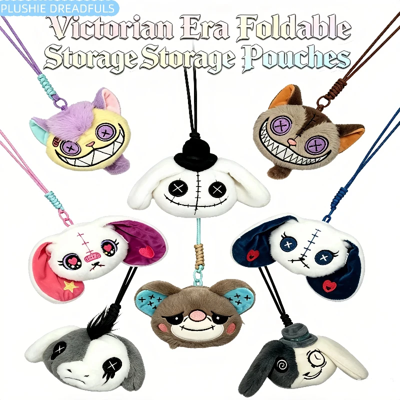 Plushie Dreadfuls Plush Doll Foldable Storage Bag Hanging Pendant Reusable Shopping Tote Birthday Gift  Female Collectors Lovers