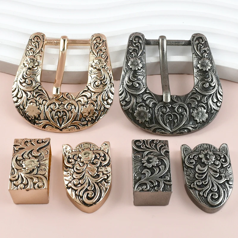 

1Set Meetee 25mm Metal Pin Buckle Jeans Belt Clasp Vintage Waistband Decorative Hook DIY Leather Craft Hardware Accessories