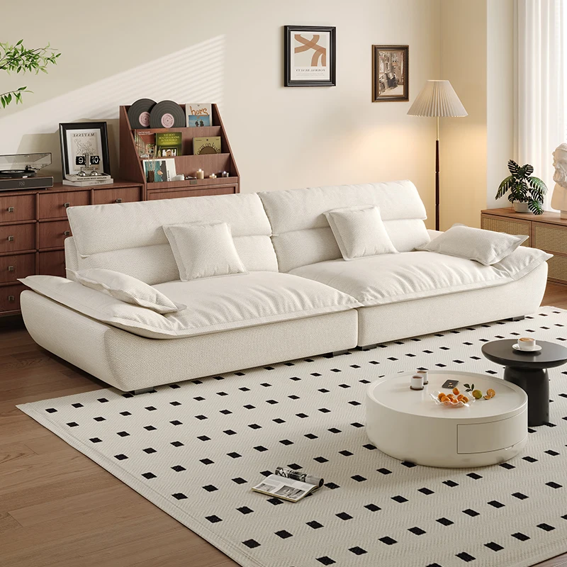 أرائك غرفة المعيشة الجلدية الحديثة مصممة رخيصة بدون عظم أرائك غرفة المعيشة المقطعية واحدة لطيف Woonkamerbanken أثاث المنزل