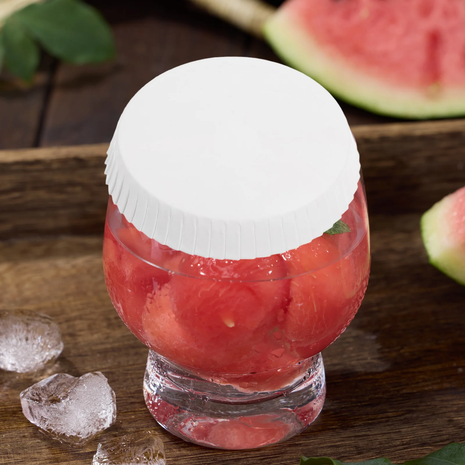 

100pcs Disposable Paper Cup Lids 100 Count For Coffee Hot Cold Drinks Iced Tea Juice Stackable Compact Design Home Hotel Cafe