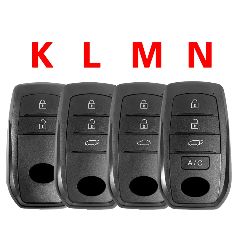 CS007152 Chiave per auto intelligente con pulsante 3/4/5/6 per la sostituzione Toyota Custodia per chiave a distanza aggiornata