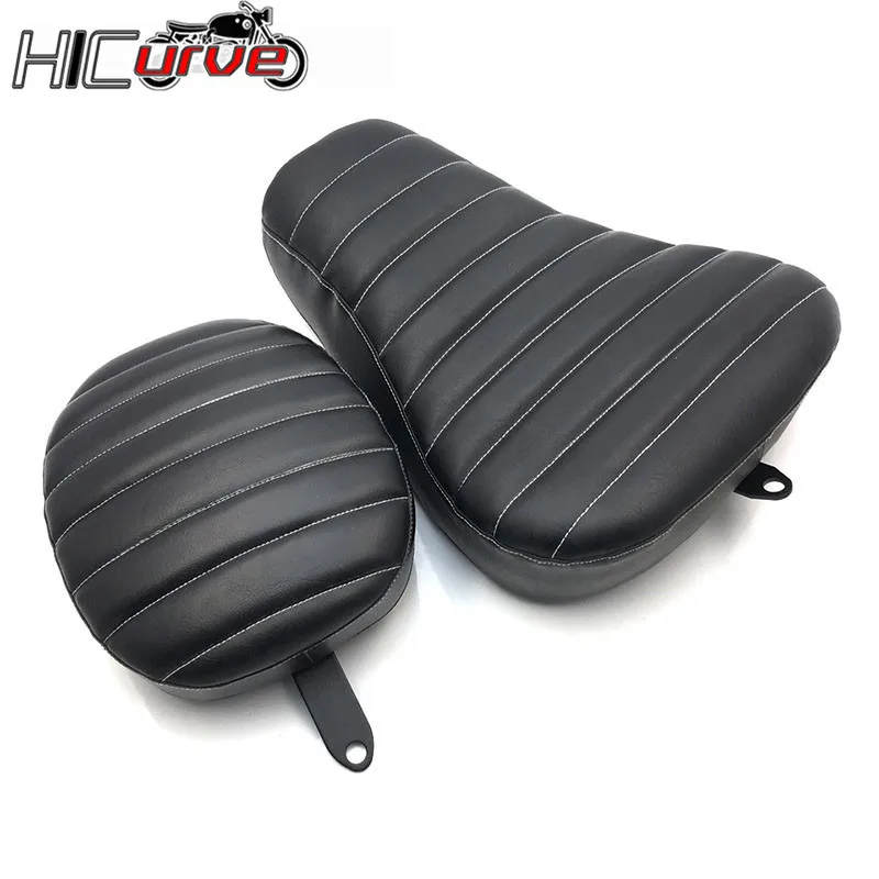 For Harley Sportster Forty Eight XL1200 XL883 XL 883 72 48 2004-2019 2016 2017 Motorcycle Passenger Rear Seat Pad Leather Pillow