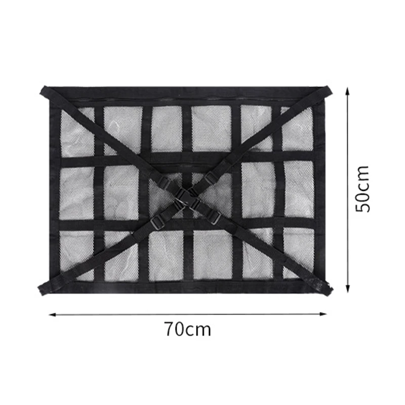 

Car storage top net, universal roof net pocket storage net, suspended car storage bag luggage net