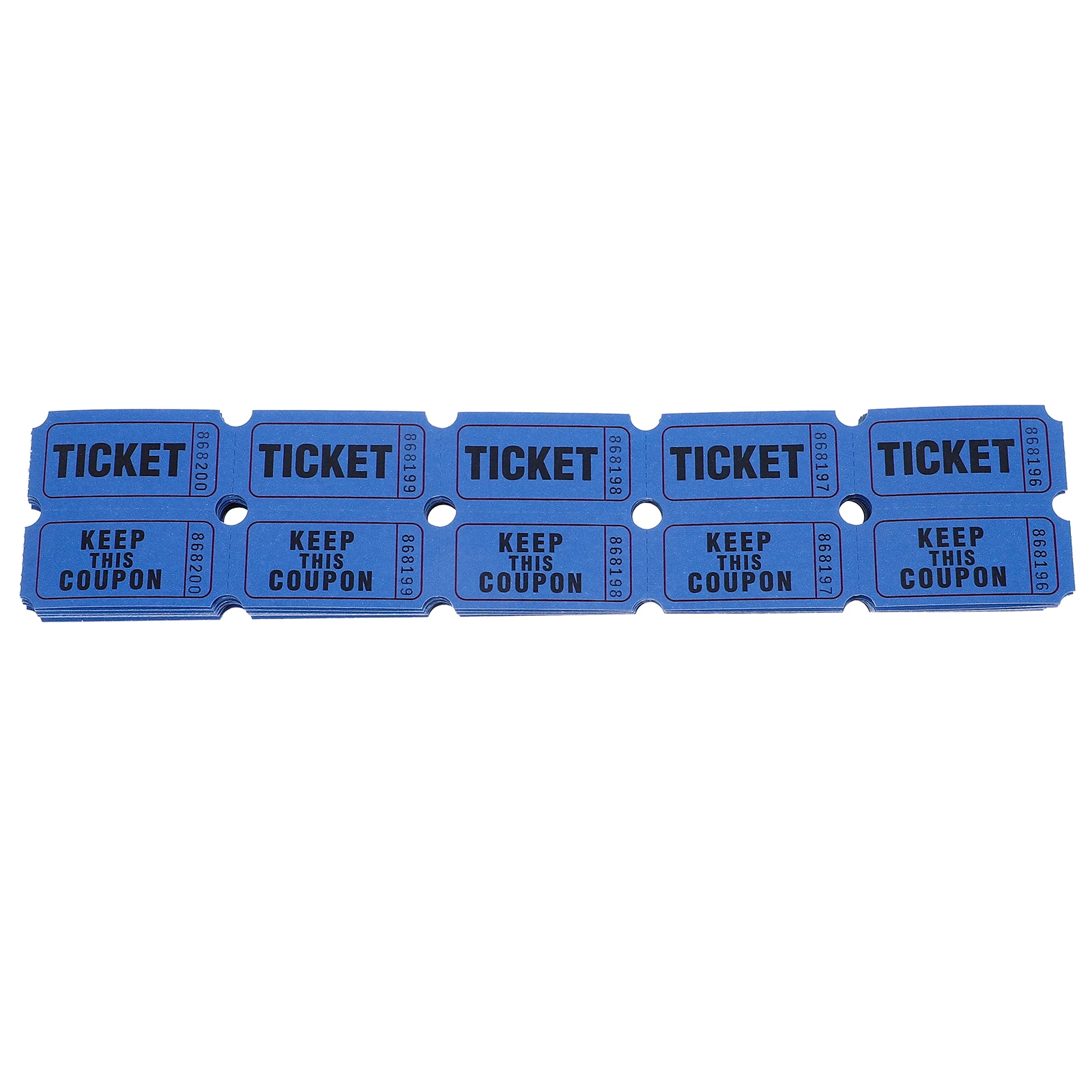 

100pcs Raffle Tickets Classroom Lottery Universal Single Paper Ticket Labels Celebration Drink Event Tickets party game Tickets