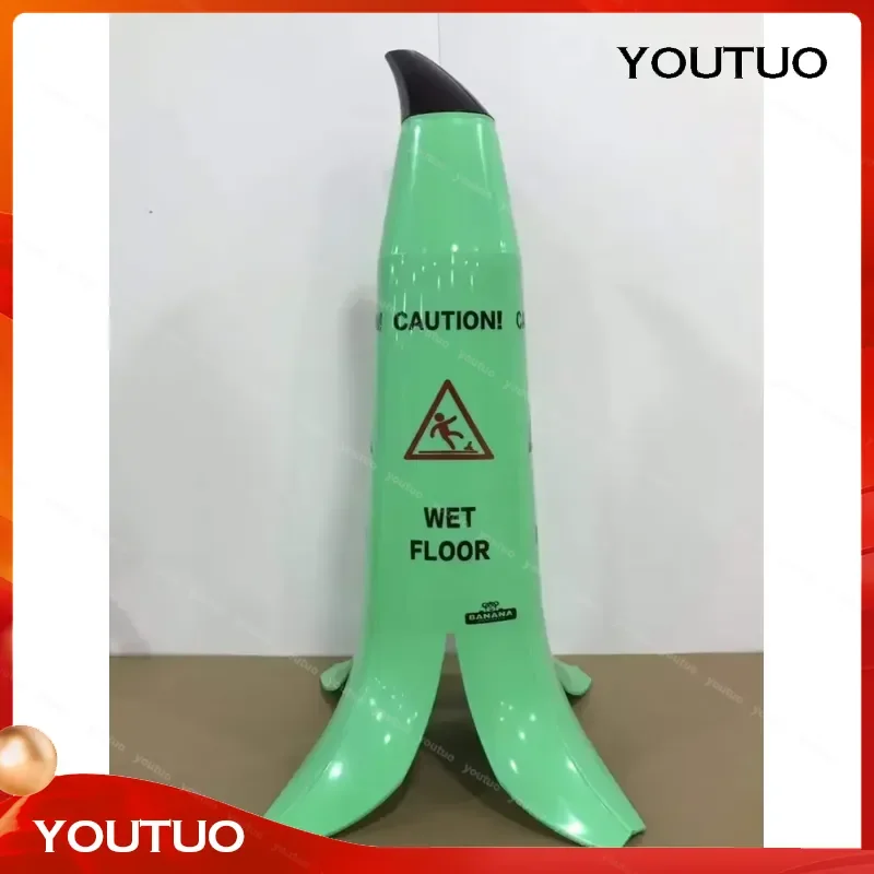 for Customized Banana Peel Cone Hotel Caution Slippery Warning Sign Notice Board Car Parking Safety Warning Signs