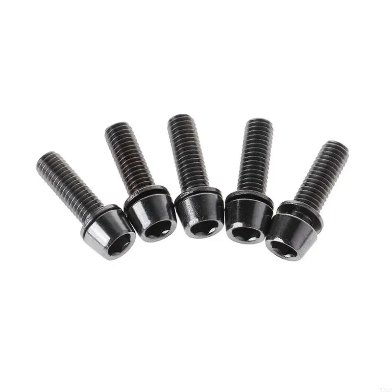 T3LD 5pcs parafuso bicicleta m5x20mm / m6x20mm com peças haste espaçador Bicicleta estrada MTB