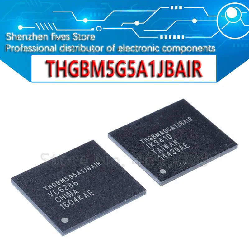 (1piece) THGBM5G5A1JBAIR THGBMAG5A1JBAIR 4G153BGA emmc LCD hard IC