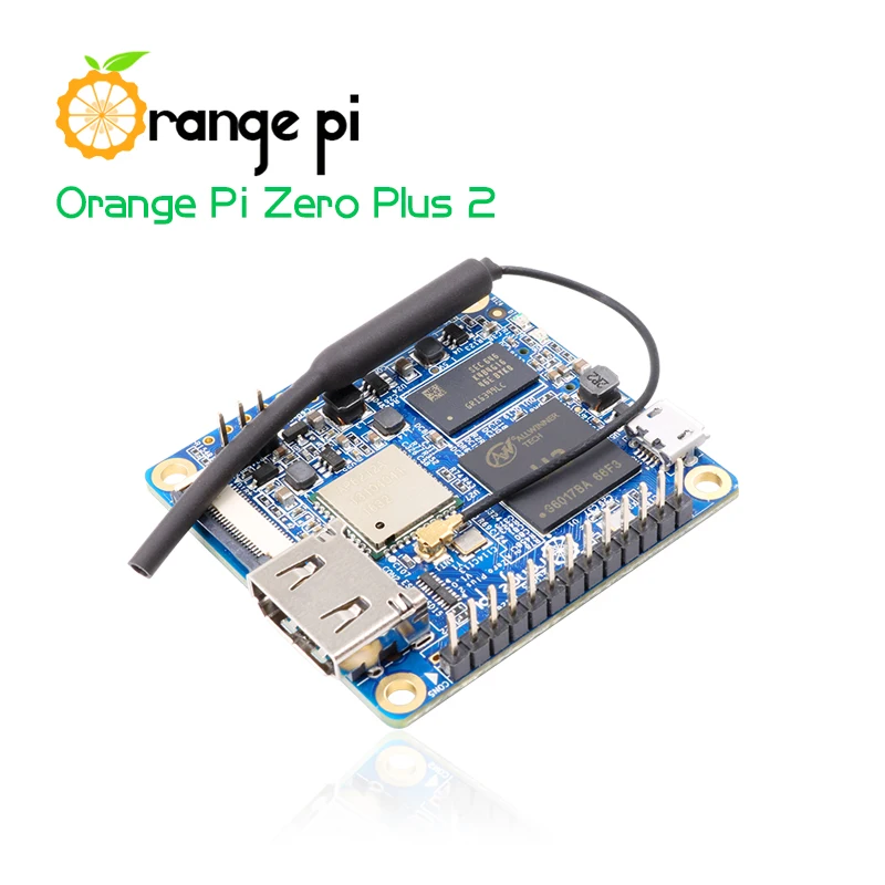 Allwinner H3-Based Single Board Computer - Orange Pi Zero Plus2 with 512MB DDR3 and Multi-OS Support for Android/Ubuntu/Debian
